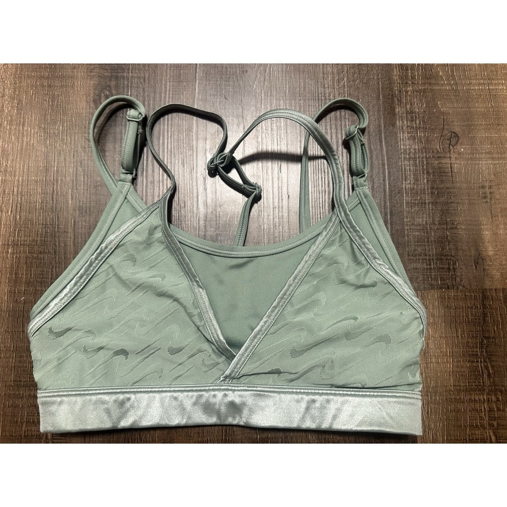 Nike Green Dri Fit Sports Bra Small